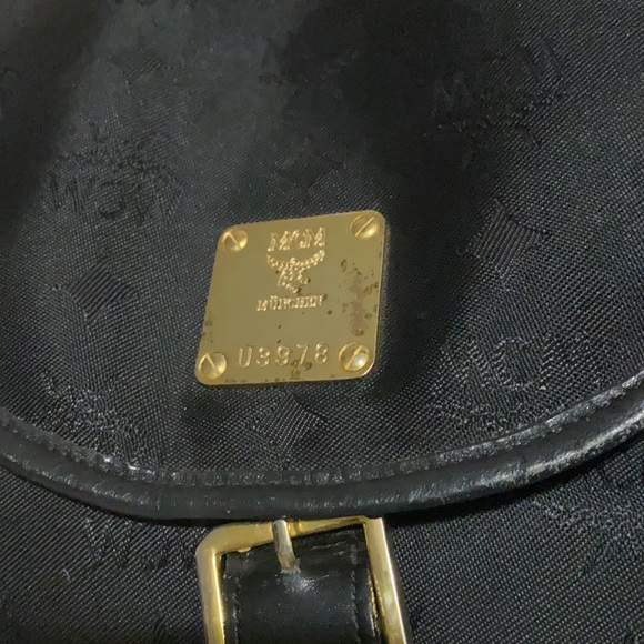 Women's MCM black backpack - Picture 3 of 12
